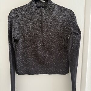 lululemon athletica Black and White Speckled Sweatshirt